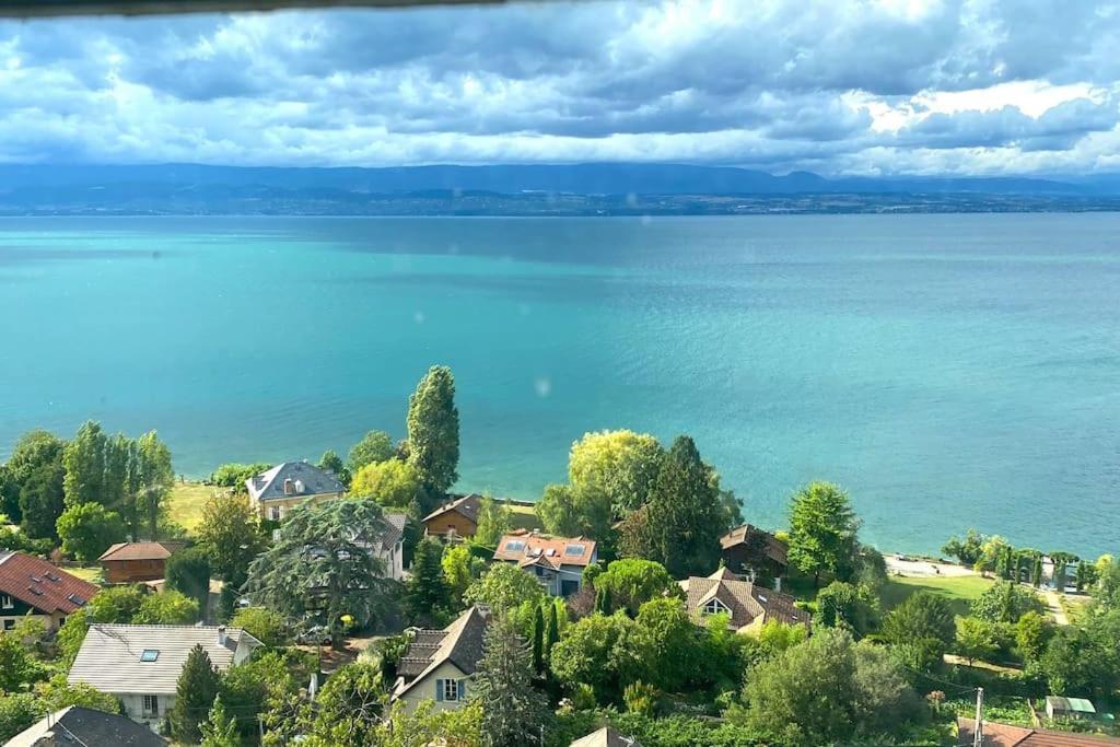 Appartement Avec Vue 180 Sur Le Lac Leman Thonon-les-Bains Eksteriør billede
