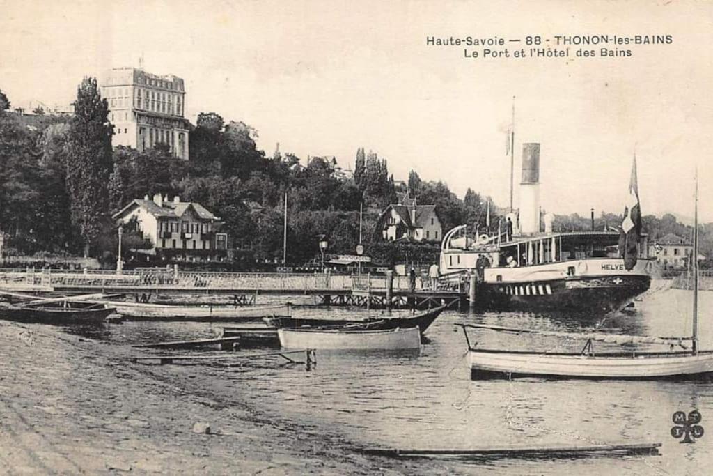 Appartement Avec Vue 180 Sur Le Lac Leman Thonon-les-Bains Eksteriør billede